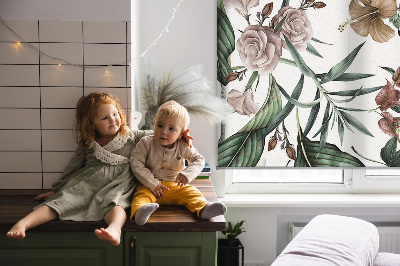 Rolgordijn voor het raam Exotische natuur