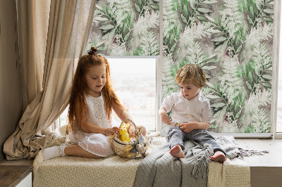 Rolgordijn verduisterend Glanzende bladeren