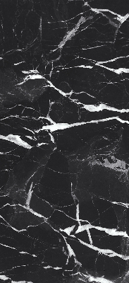 Rolgordijn voor het raam Zwart marmer