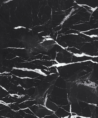 Rolgordijn voor het raam Zwart marmer