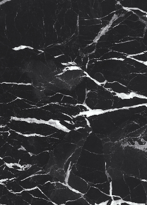 Rolgordijn voor het raam Zwart marmer