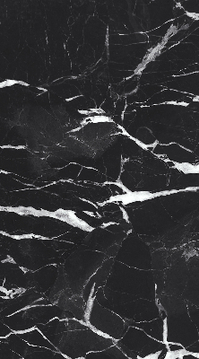 Rolgordijn voor het raam Zwart marmer