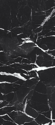 Rolgordijn voor het raam Zwart marmer