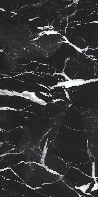 Rolgordijn voor het raam Zwart marmer