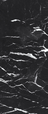 Rolgordijn voor het raam Zwart marmer