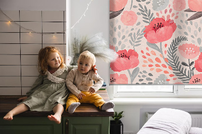 Rolgordijn verduisterend Papaver