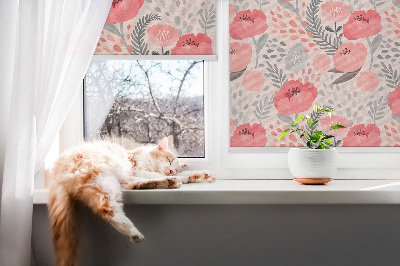 Rolgordijn verduisterend Papaver