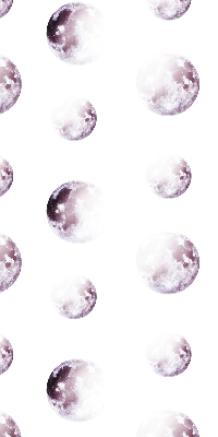 Rolgordijn voor het raam Grijze planeten