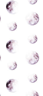 Rolgordijn voor het raam Grijze planeten