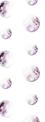 Rolgordijn voor het raam Grijze planeten