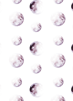 Rolgordijn voor het raam Grijze planeten