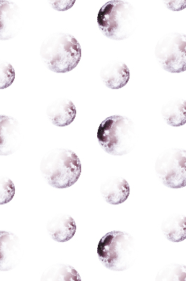 Rolgordijn voor het raam Grijze planeten