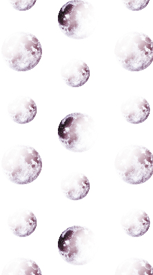 Rolgordijn voor het raam Grijze planeten