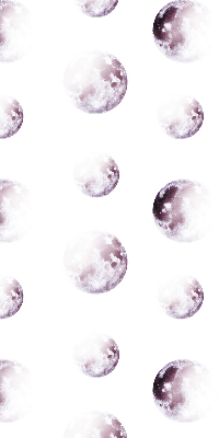 Rolgordijn voor het raam Grijze planeten