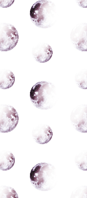 Rolgordijn voor het raam Grijze planeten