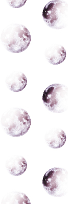 Rolgordijn voor het raam Grijze planeten