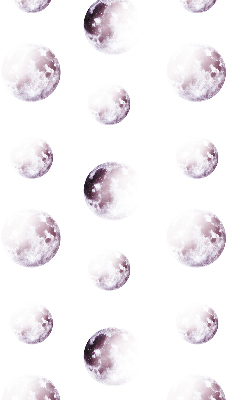 Rolgordijn voor het raam Grijze planeten