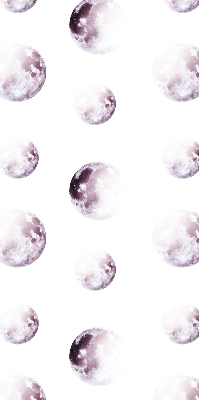 Rolgordijn voor het raam Grijze planeten