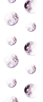 Rolgordijn voor het raam Grijze planeten