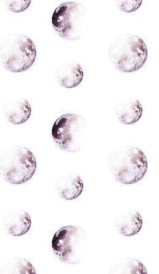 Rolgordijn voor het raam Grijze planeten