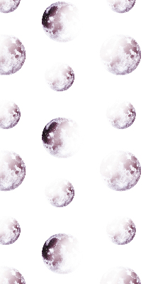 Rolgordijn voor het raam Grijze planeten