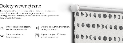 Rolgordijn verduisterend Maanfasen