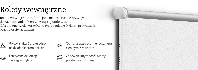 Rolgordijn voor het raam Wit