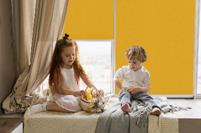 Rolgordijn voor het raam Oranje