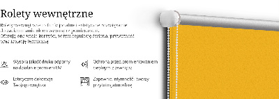 Rolgordijn voor het raam Oranje