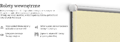 Rolgordijn voor het raam Lichtgeel