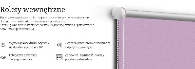 Rolgordijn voor het raam Roze