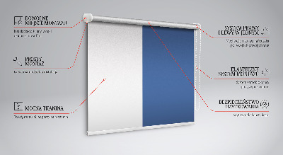 Rolgordijn voor het raam Marine