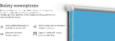 Rolgordijn voor het raam Blauw