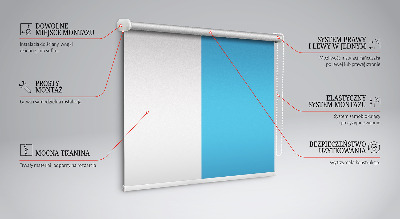 Rolgordijn voor het raam Blauw