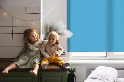 Rolgordijn voor het raam Blauw