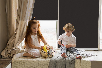 Rolgordijn verduisterend Zwart