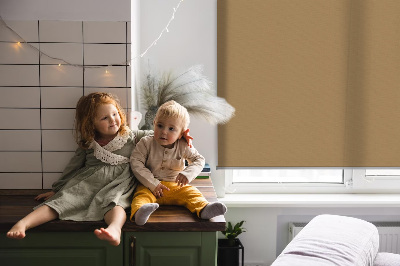 Rolgordijn voor het raam Bruin