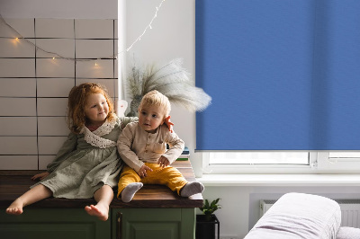 Rolgordijn voor het raam Blauw