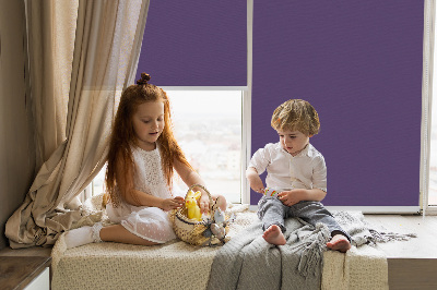 Rolgordijn voor het raam Paars