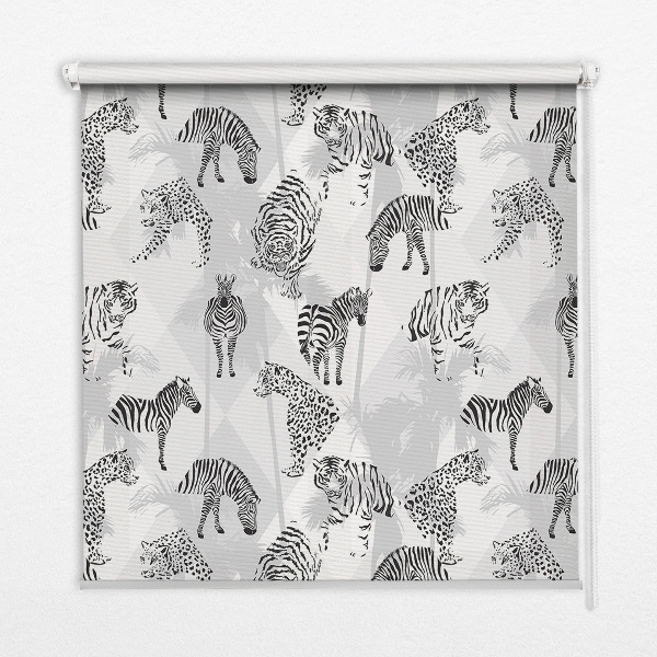 Rolgordijn verduisterend Grijze dieren