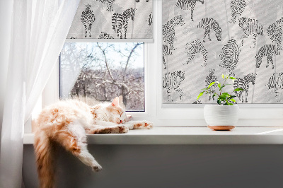 Rolgordijn verduisterend Grijze dieren