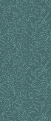 Rolgordijn voor het raam Groene palmbladeren