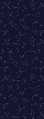 Rolgordijn verduisterend Sterrenbeeld