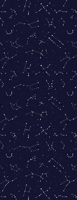 Rolgordijn verduisterend Sterrenbeeld