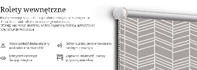 Rolgordijn voor het raam Witte sparren