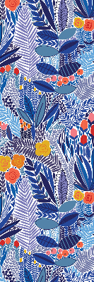 Rolgordijn voor het raam Kleurrijke planten