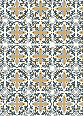 Rolgordijn voor het raam Marokkaanse tegel