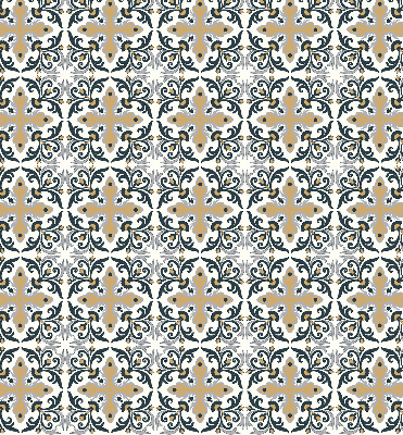 Rolgordijn voor het raam Marokkaanse tegel