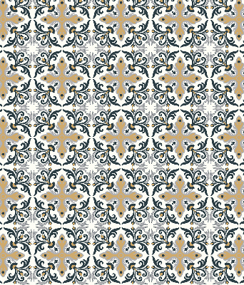 Rolgordijn voor het raam Marokkaanse tegel