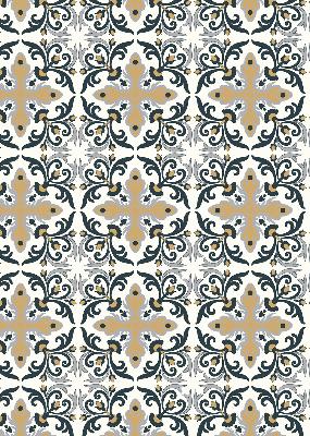 Rolgordijn voor het raam Marokkaanse tegel